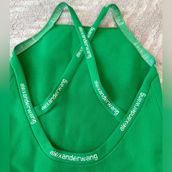 Alexander Wang green dress size S in very good condition - Picture 3 of 4